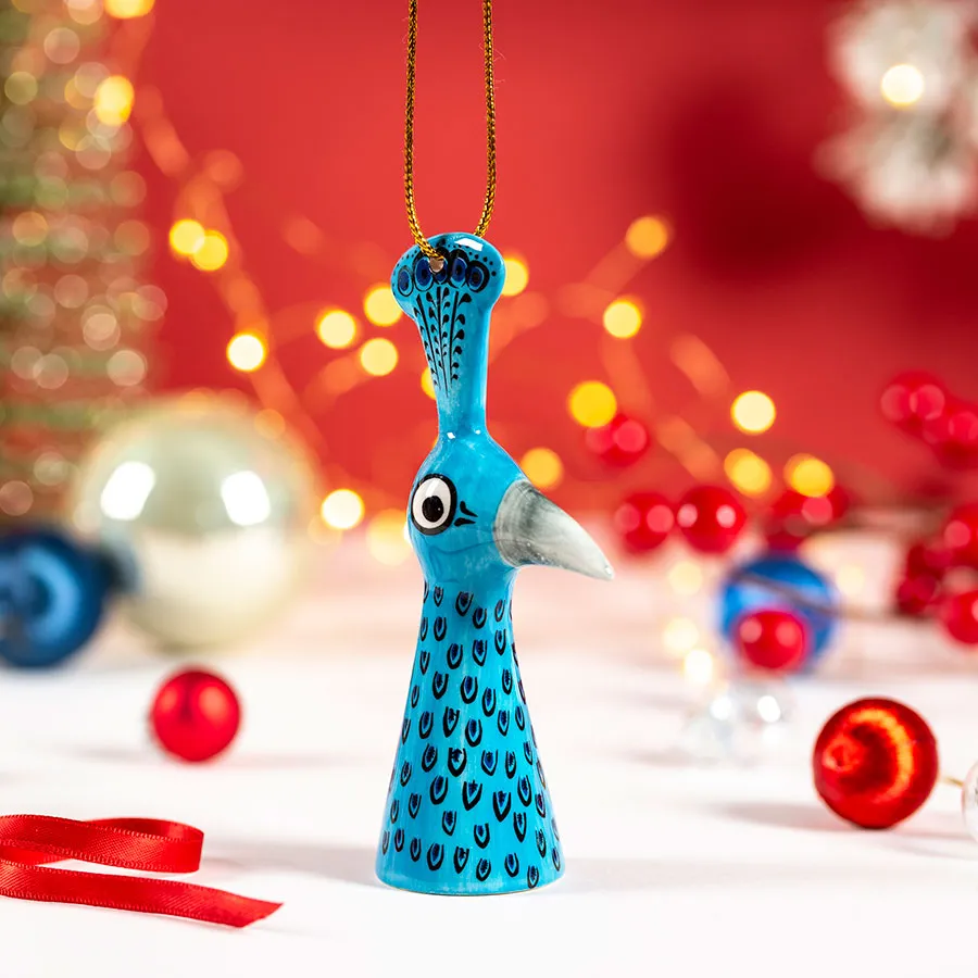 Peacock Christmas Hanging Decoration