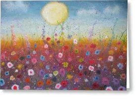 Petalled Skies ~ Greeting Card