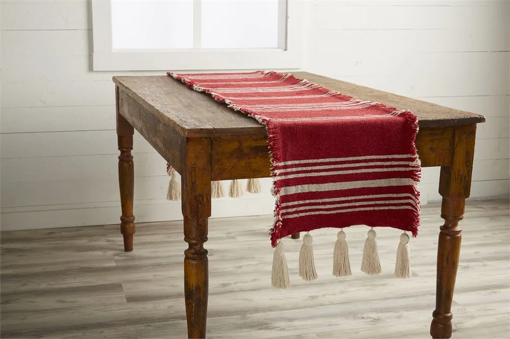 Ponchaa Tassel Table Runner