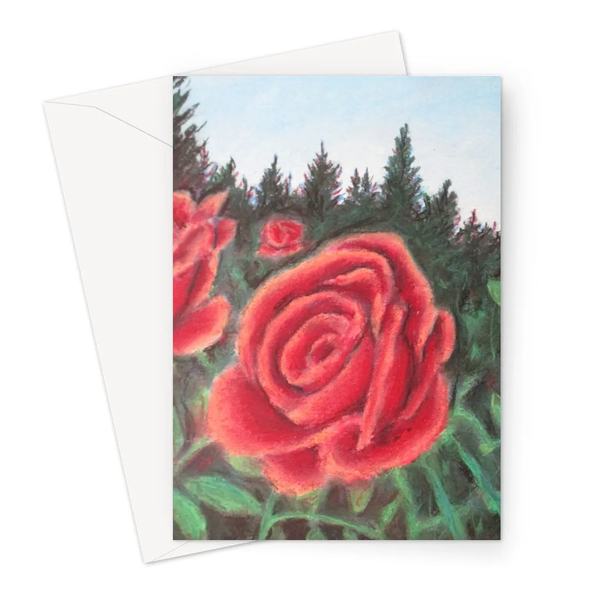 Pure Roses ~ Greeting Card