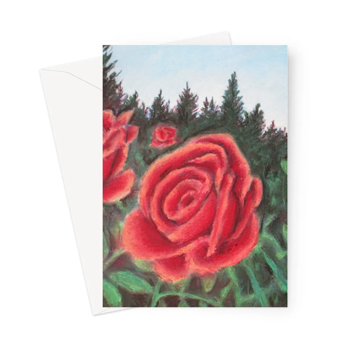 Pure Roses ~ Greeting Card