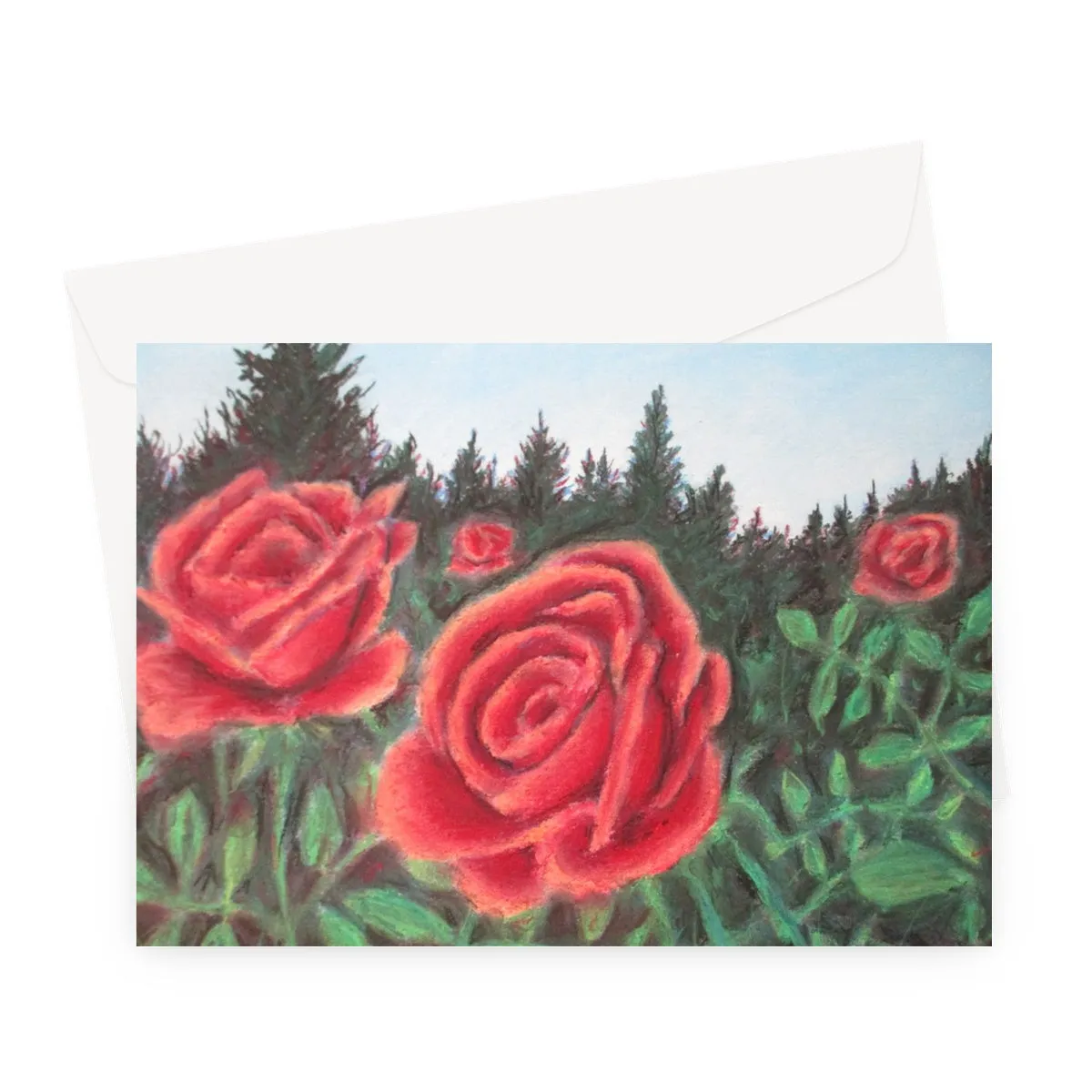 Pure Roses ~ Greeting Card