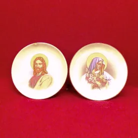 Religious Jesus and Mary Plate