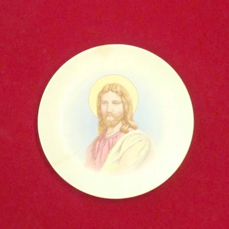 Religious Jesus and Mary Plate