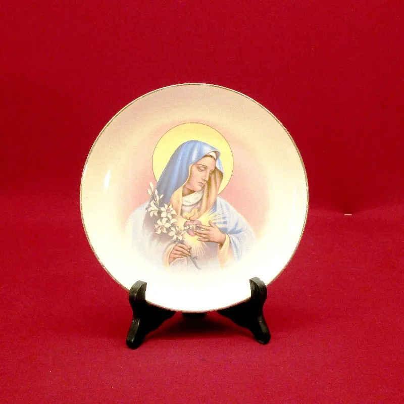 Religious Jesus and Mary Plate