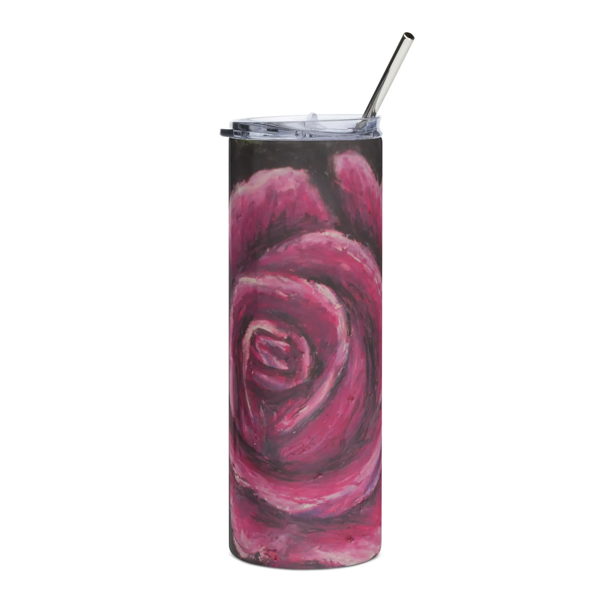 Rosy Pink ~ Stainless Steel Tumbler