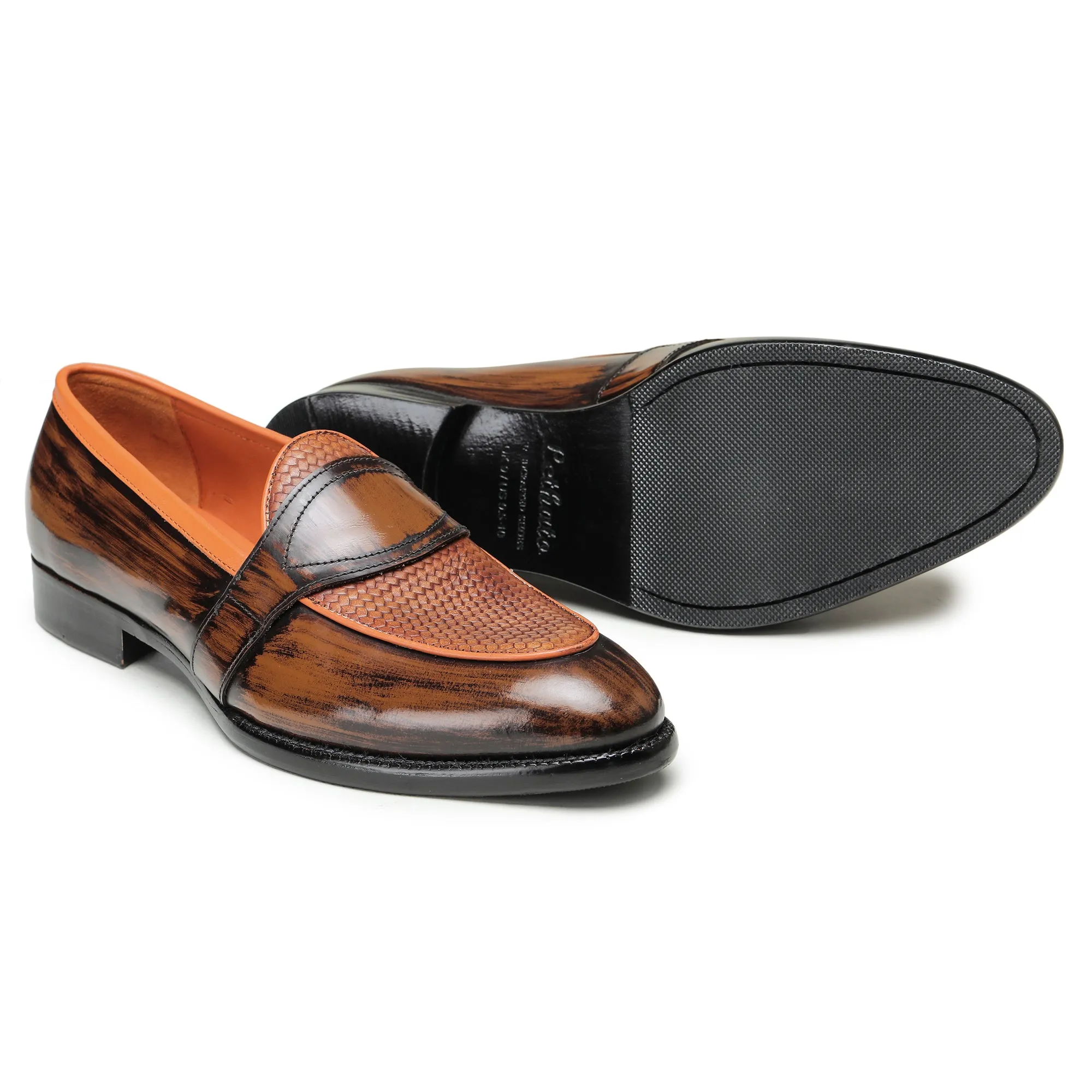 Saddle Loafers - Brown