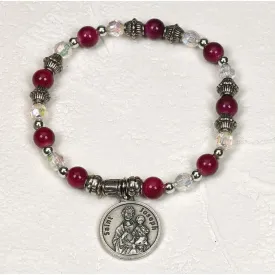 Saint Joseph - Italian Charm Bracelet - Pack of 4