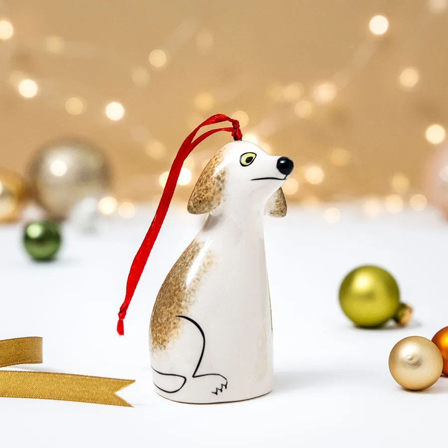 Scruffy Dog Hanging Christmas Decoration