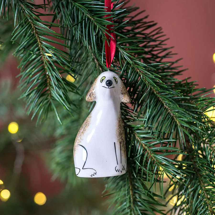 Scruffy Dog Hanging Christmas Decoration