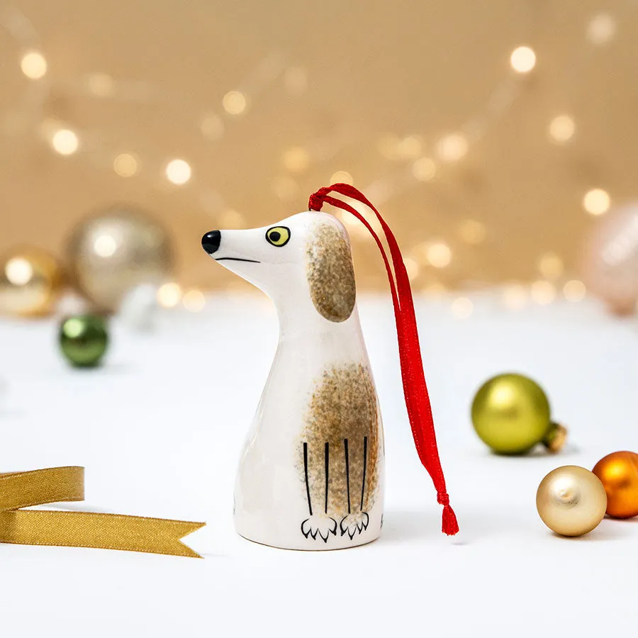 Scruffy Dog Hanging Christmas Decoration