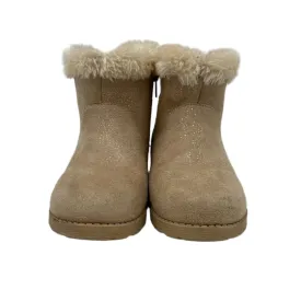 Shimmery Fur Lined Short Boots