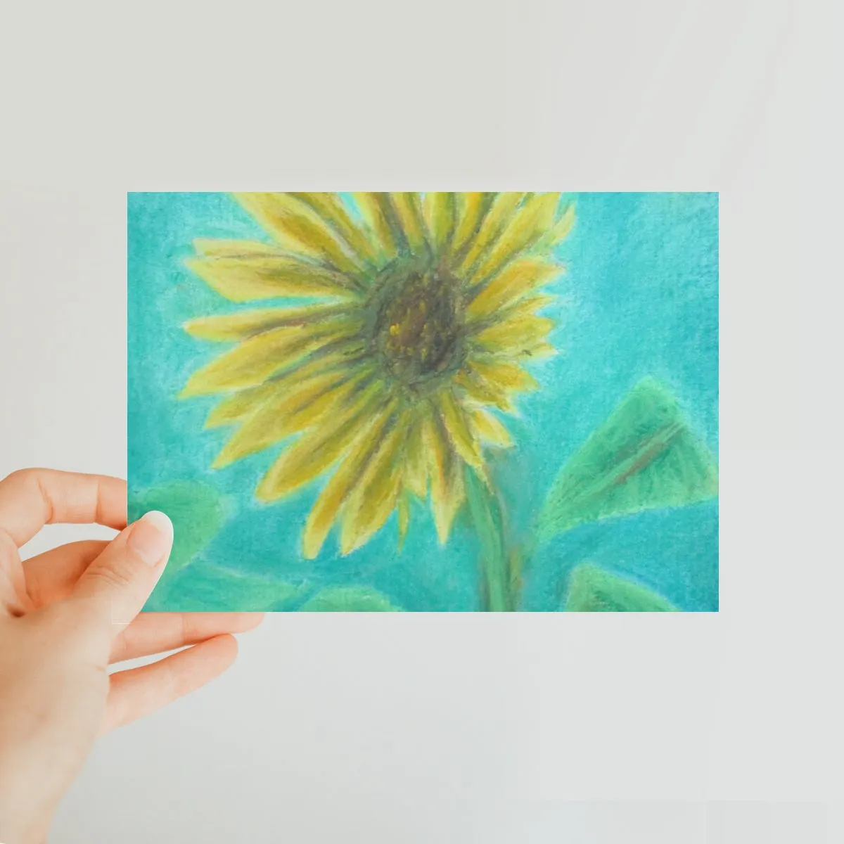 Sunflower Trance ~ Postcard