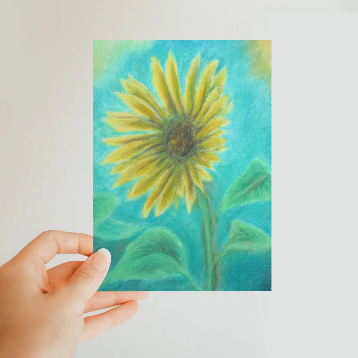 Sunflower Trance ~ Postcard