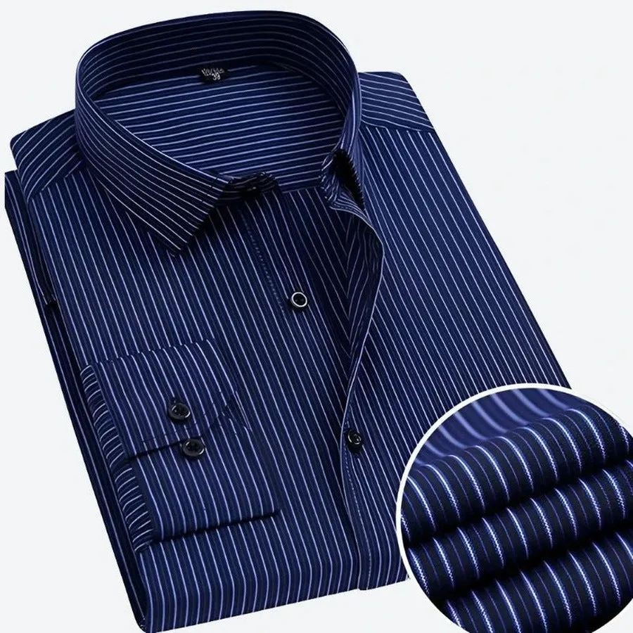 Tailored Fit Striped Button-Up Shirts