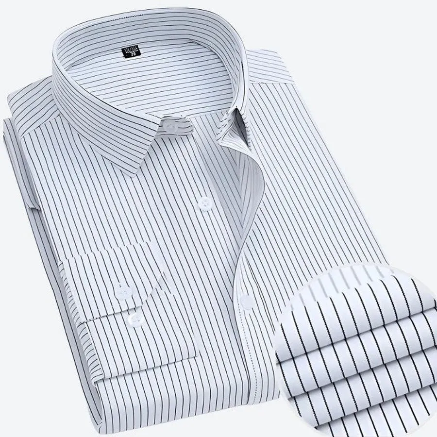 Tailored Fit Striped Button-Up Shirts