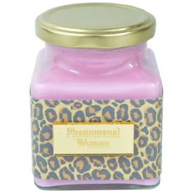 Thai Lime & Mango Phenomenal Woman Leopard Square Candle