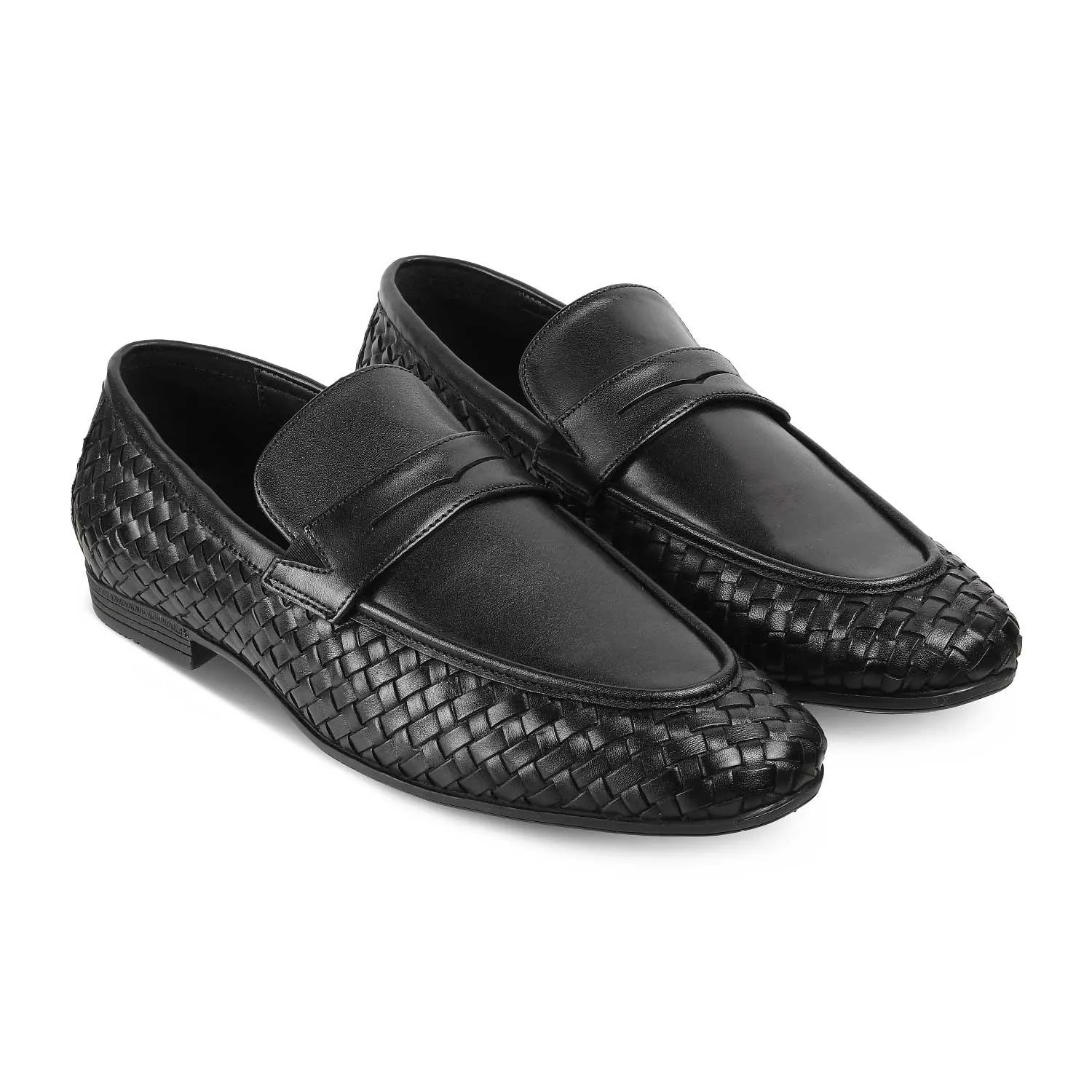 The Sydney Black Men's Leather Loafers