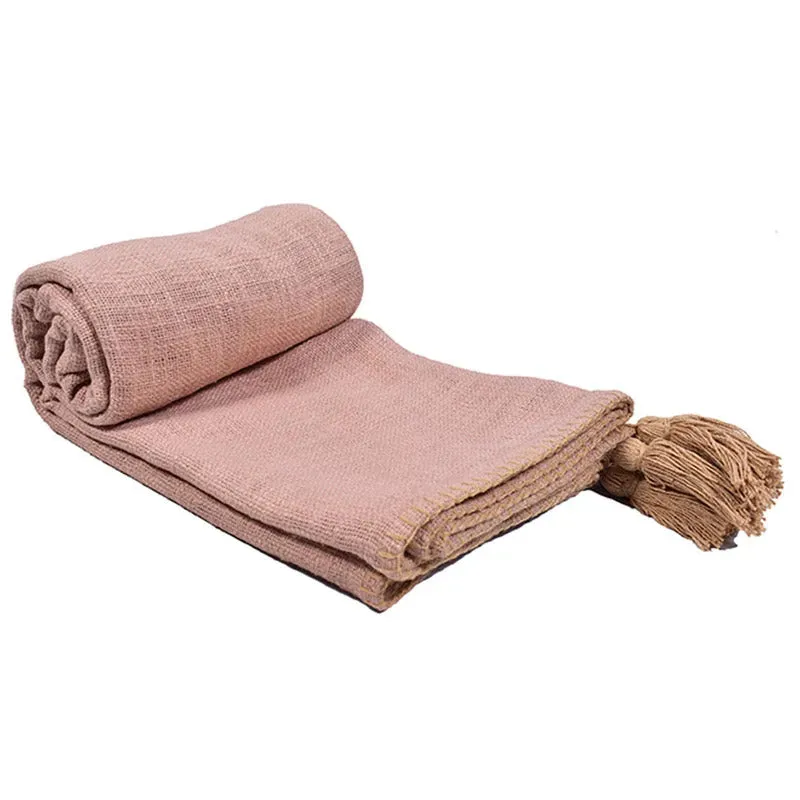 Top Stich Cotton Throw | 71 & 49 Inches