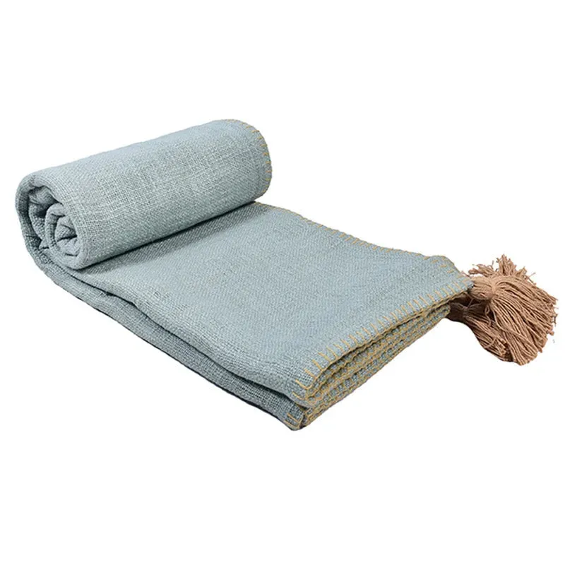 Top Stich Cotton Throw | 71 & 49 Inches