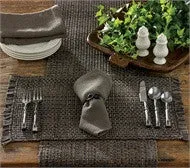 Tweed Charcoal Table Runners 54"