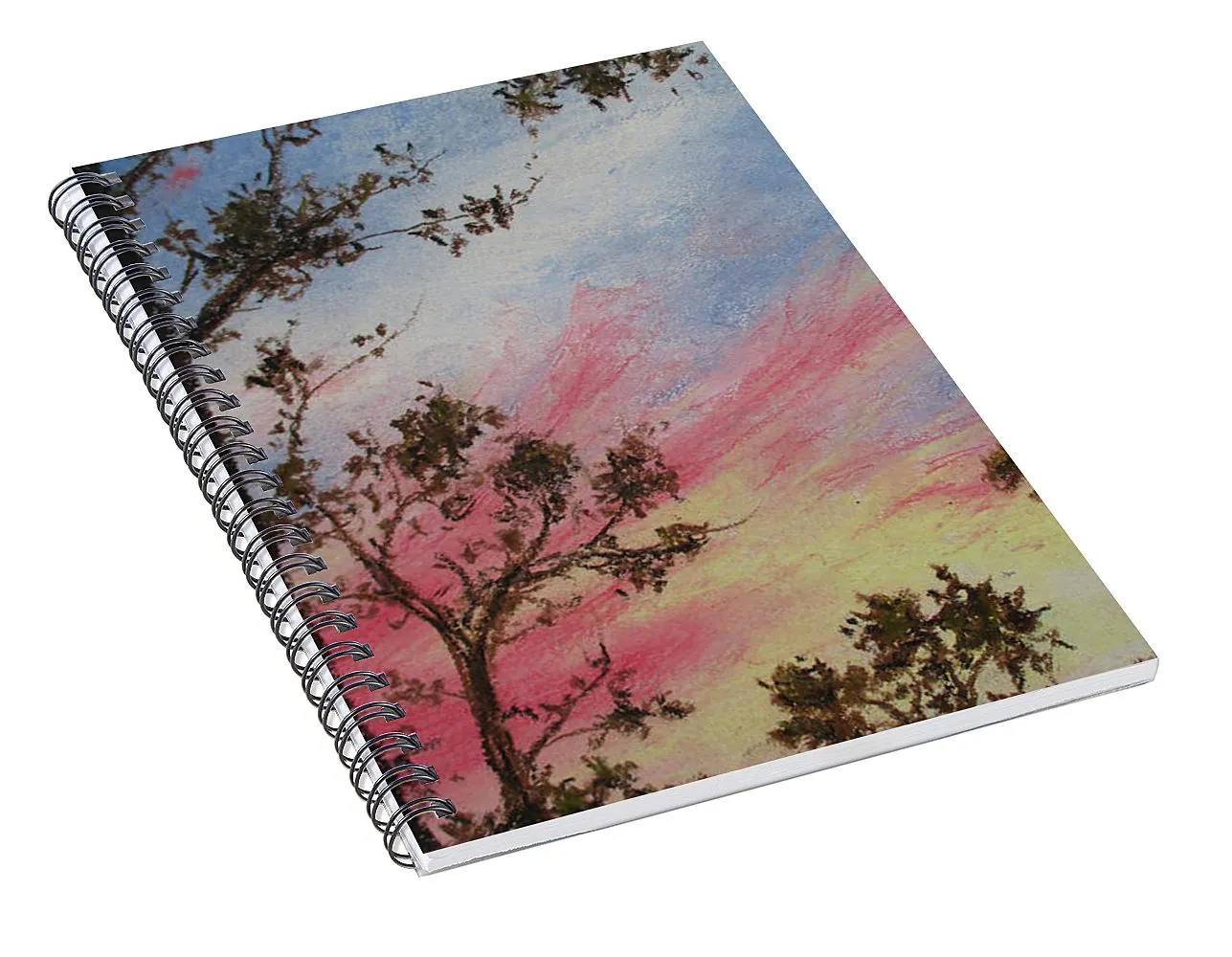 Windy Pink - Spiral Notebook