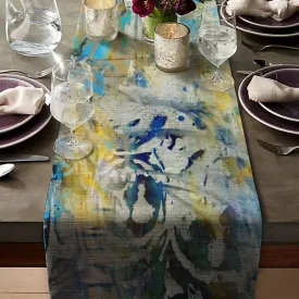 Yellow & Blue Table Runner